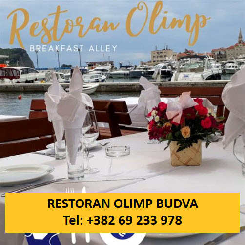 Restoran "Olimp" smješten je u samom srcu Budve, u neposrednoj blizini gradske marine i starog grada na samoj obali mora.
Slovenska obala bb, Budva, Montenegro
+382 69 233 978

Za više informacija kliknite na sličicu